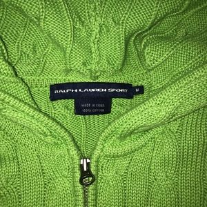 Spring Green hooded sweater, beautiful condition